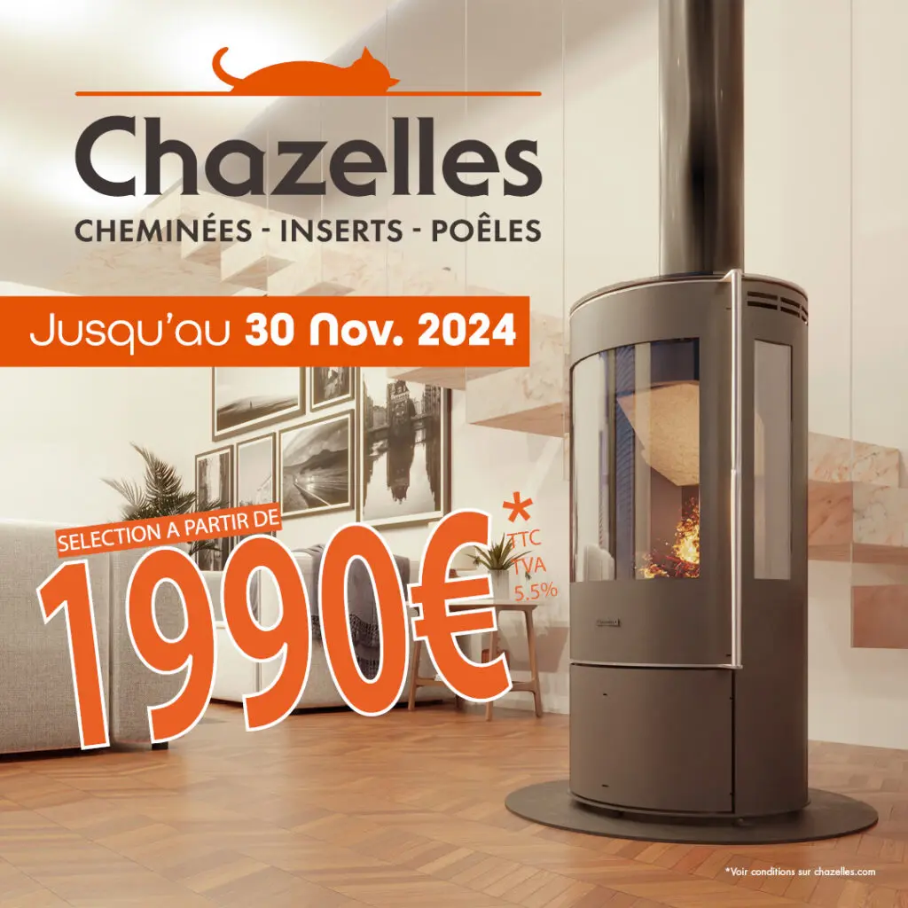 promotions remises poêles bois chazelles