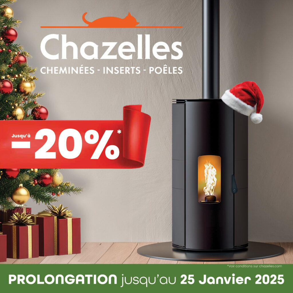 prolongation promotions remises poêles bois chazelles